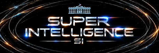 SI header, orbit: official Super Intelligence $SI graphic for x and telegram header